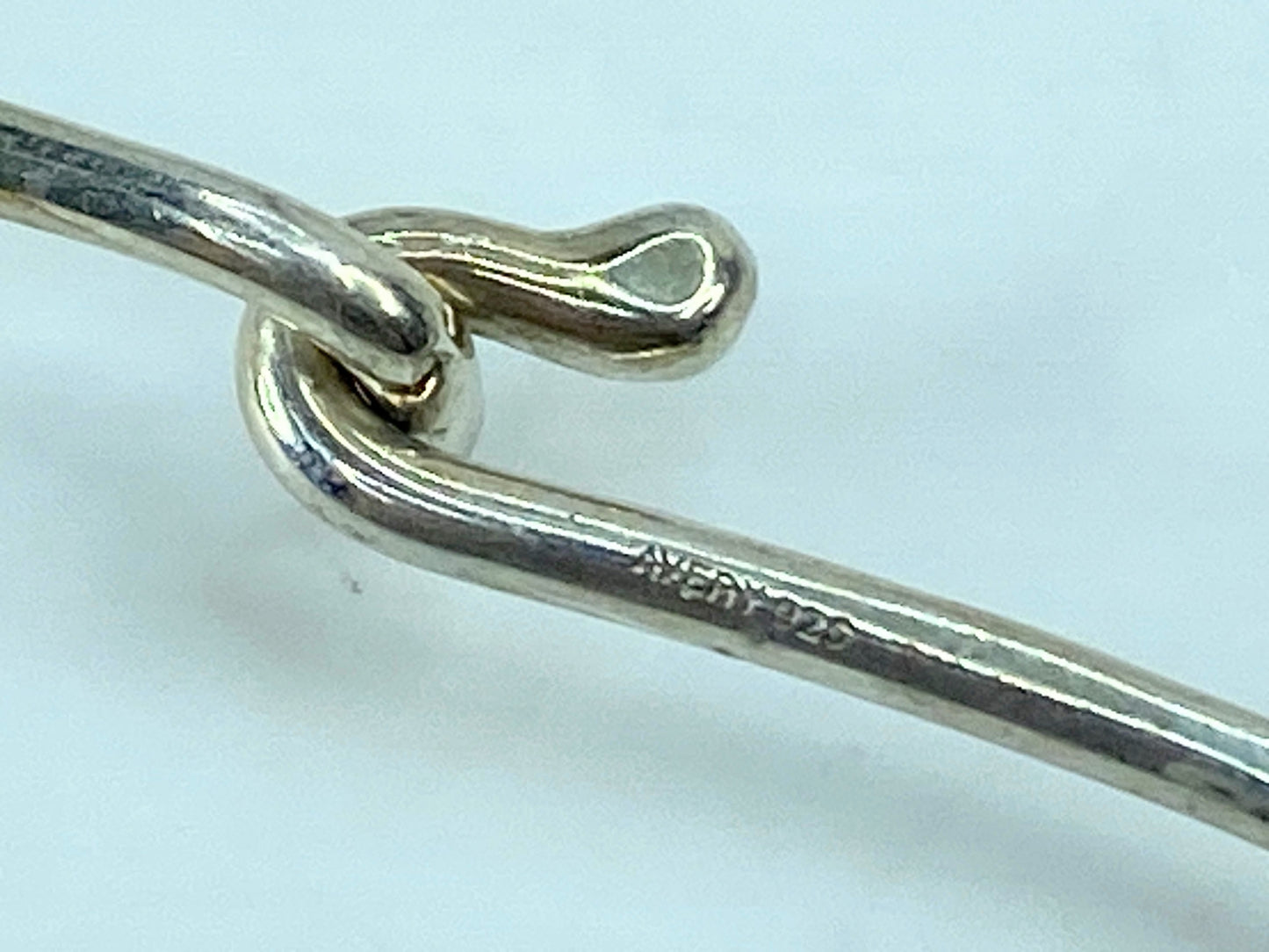James Avery Hammered Hook-On Collar Necklace Sterling 925 Retired 15.5" JR786