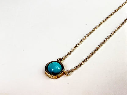 Tiffany & Co. Elsa Peretti Color by the Yard Turquoise Sterling Necklace JR2027