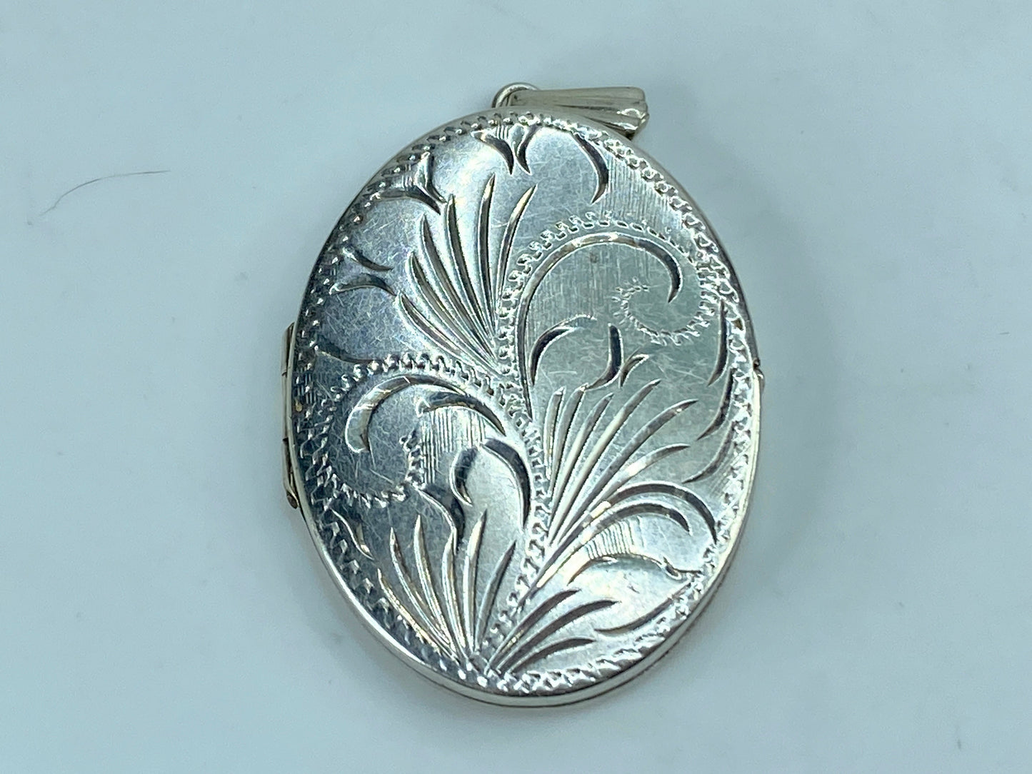 Vintage Locket Pendant 925 Sterling 925 Birmingham 1978 HM EJ Ltd 9.2g JR804