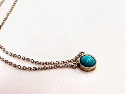 Tiffany & Co. Elsa Peretti Color by the Yard Turquoise Sterling Necklace JR2027