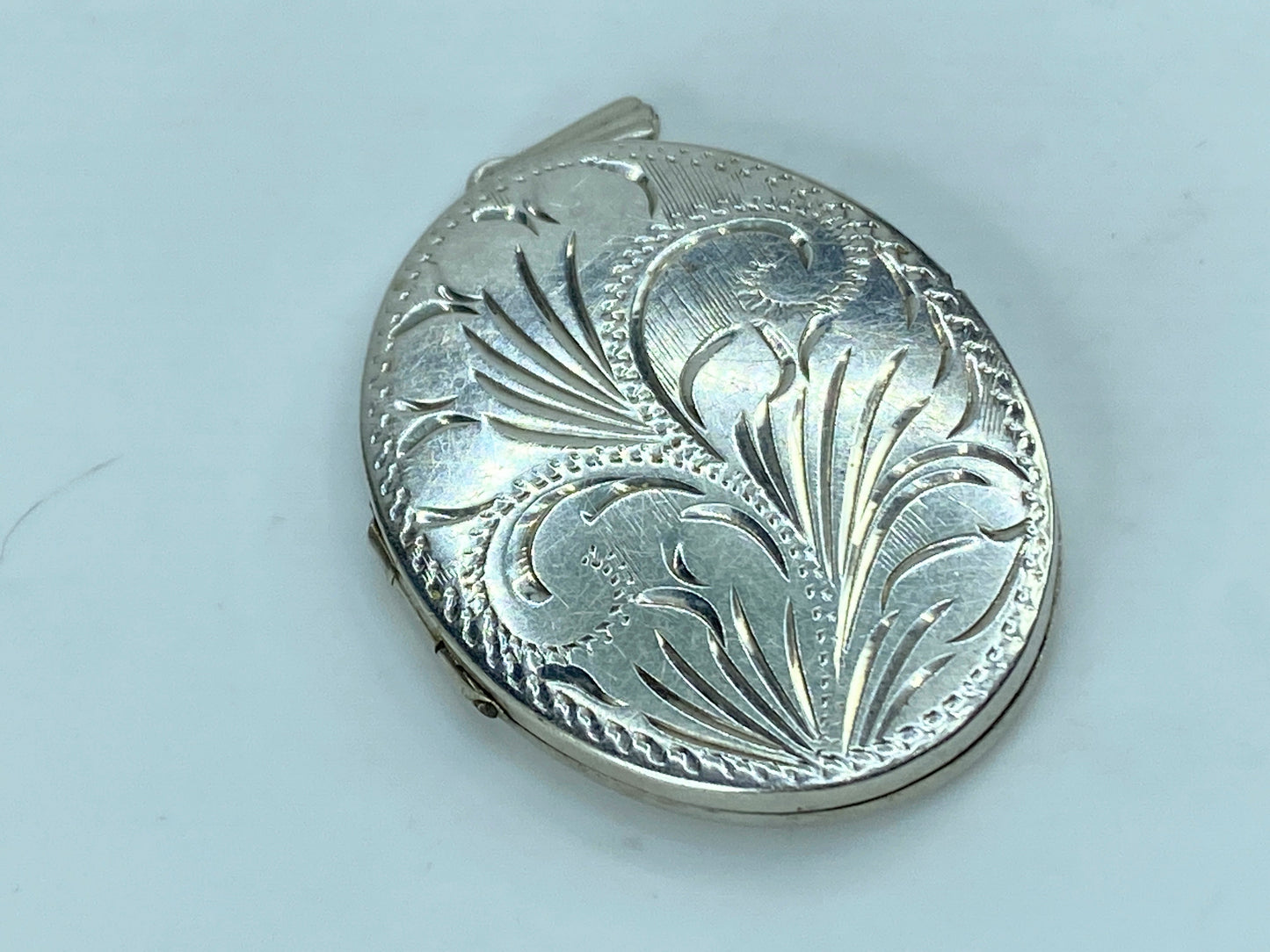 Vintage Locket Pendant 925 Sterling 925 Birmingham 1978 HM EJ Ltd 9.2g JR804