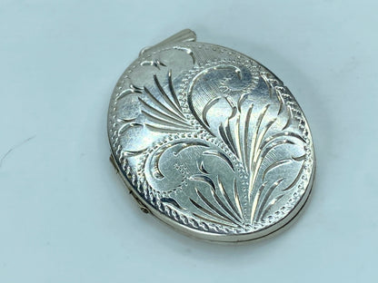 Vintage Locket Pendant 925 Sterling 925 Birmingham 1978 HM EJ Ltd 9.2g JR804