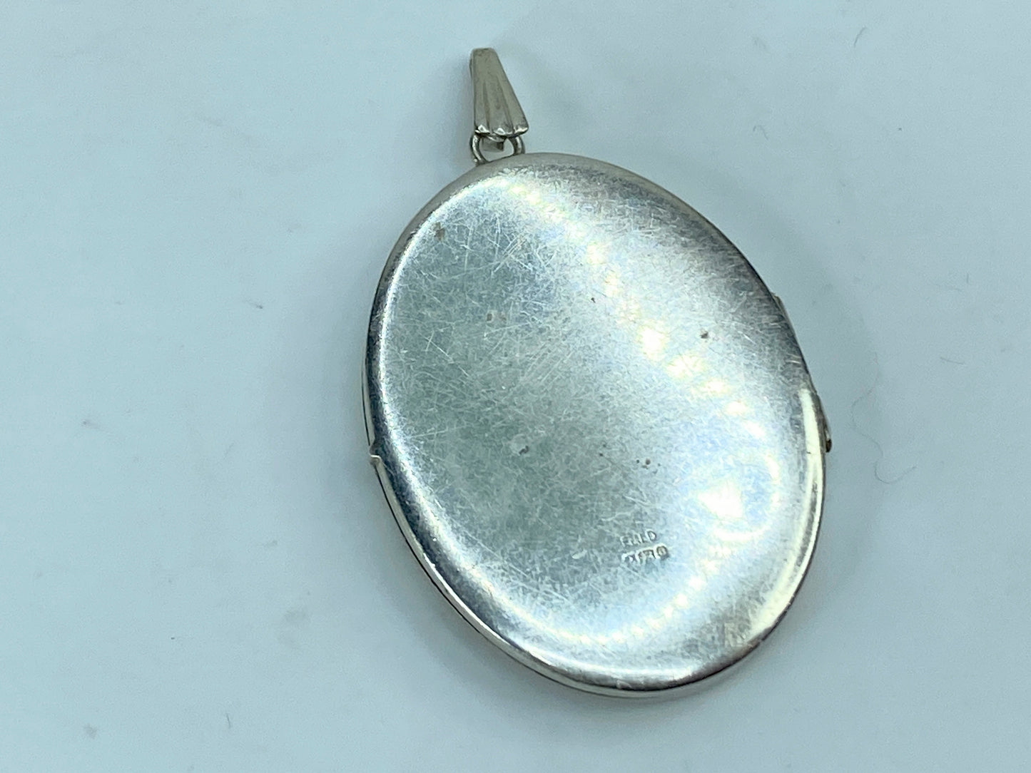 Vintage Locket Pendant 925 Sterling 925 Birmingham 1978 HM EJ Ltd 9.2g JR804