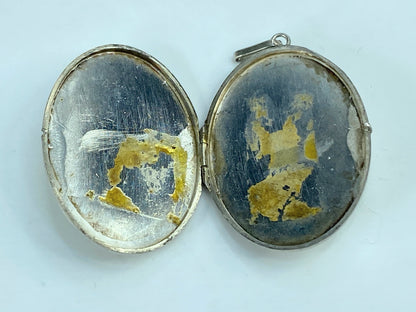 Vintage Locket Pendant 925 Sterling 925 Birmingham 1978 HM EJ Ltd 9.2g JR804