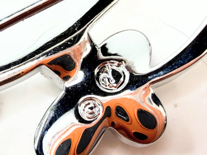 Vintage Swarovski Brilliant Crystal Flower Butterfly Brooch Bracelet Set GS761