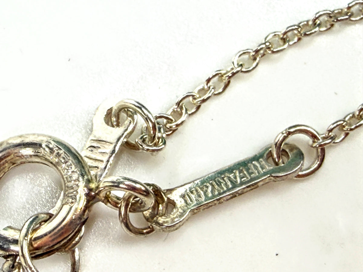 Tiffany & Co. Elsa Peretti Quadrifoglio Sterling Necklace 16" 4.5gm JR2030
