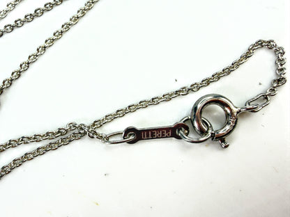 Tiffany & Co. Elsa Peretti Sterling Silver Round Disc Necklace 16" 5.4g JR2041