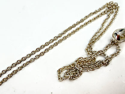 Tiffany & Co. Elsa Peretti Sterling Silver Long Tapered Pendant Necklace JR2042