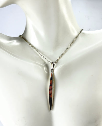 Tiffany & Co. Elsa Peretti Sterling Silver Long Tapered Pendant Necklace JR2042