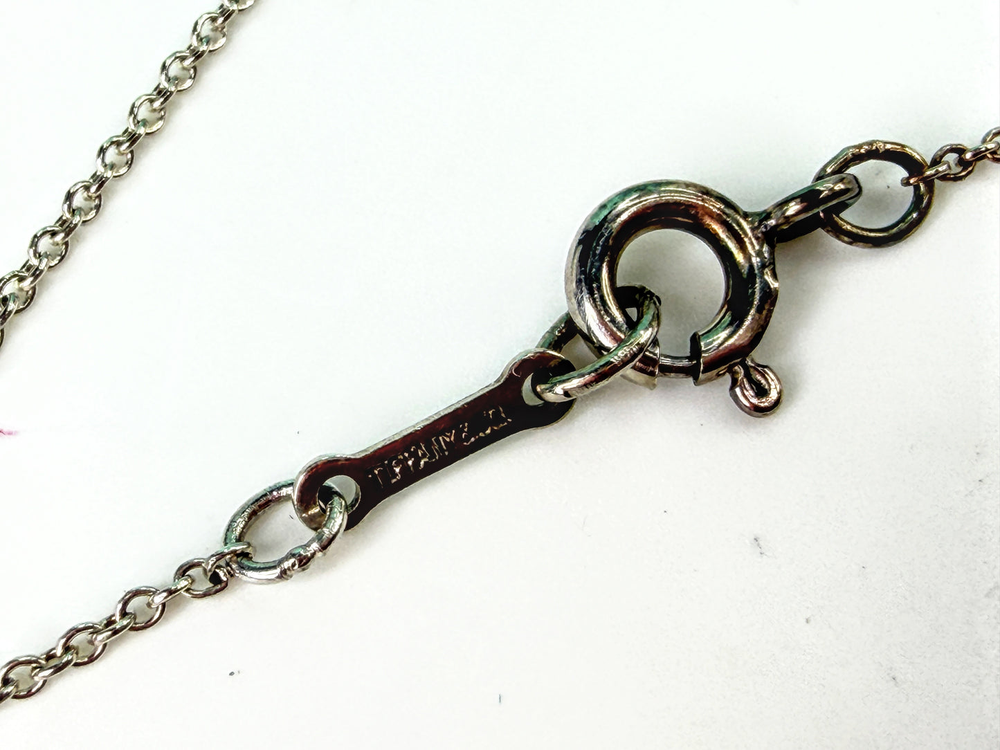 Tiffany & Co. Paloma Picasso Sterling Silver Full Heart Necklace 3.2g 16" JR2043