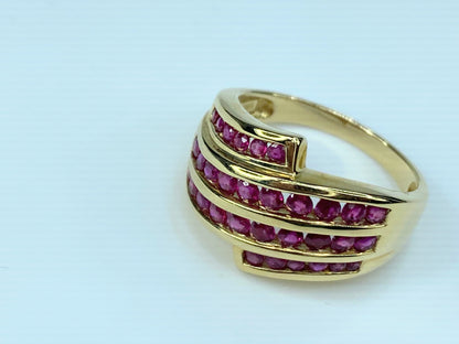 Natural Round Ruby Bypass ring JR6945