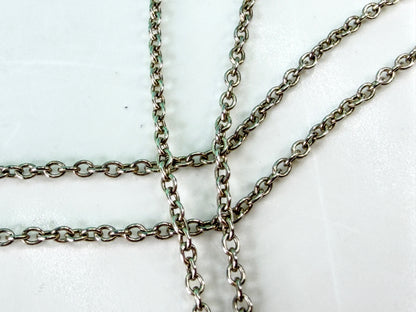 Tiffany & Co. Sterling Silver Initial Q Pendant Necklace 16" 4.3g JR2047