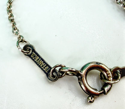 Tiffany & Co. Sterling Silver Initial Q Pendant Necklace 16" 4.3g JR2047