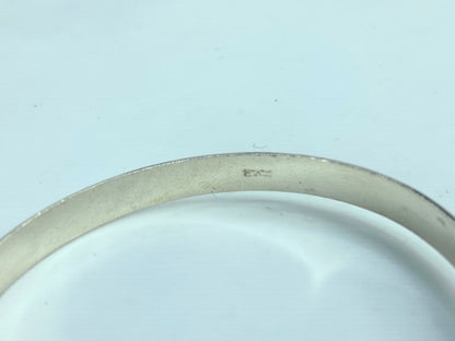 Adorable Sterling Silver 5mm Rose expandable children bangle 4.5" 5.4g JR834