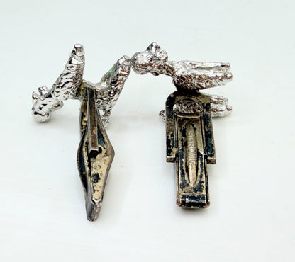 Vintage Sterling Silver Poodle Cufflinks SS203