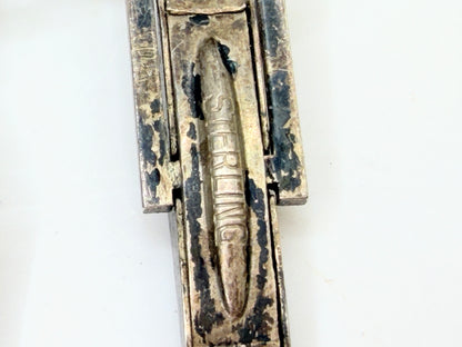 Vintage Sterling Silver Poodle Cufflinks SS203