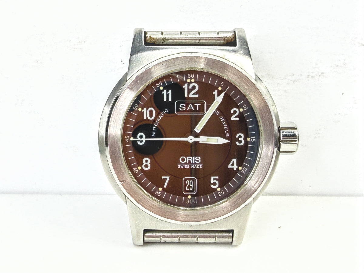 ORIS BC3 big Crown 7500 Automatic Day Date Swiss Made Men's Watch SS498