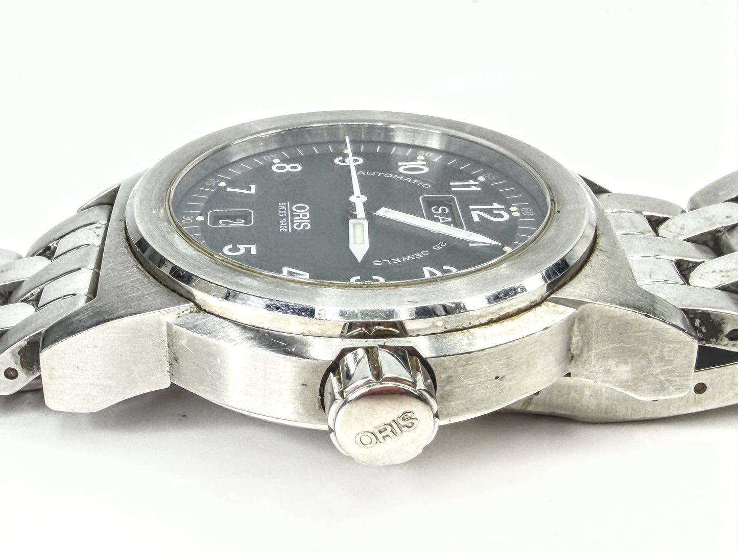 ORIS BC3 big Crown 7500 Automatic Day Date Swiss Made Men's Watch SS498