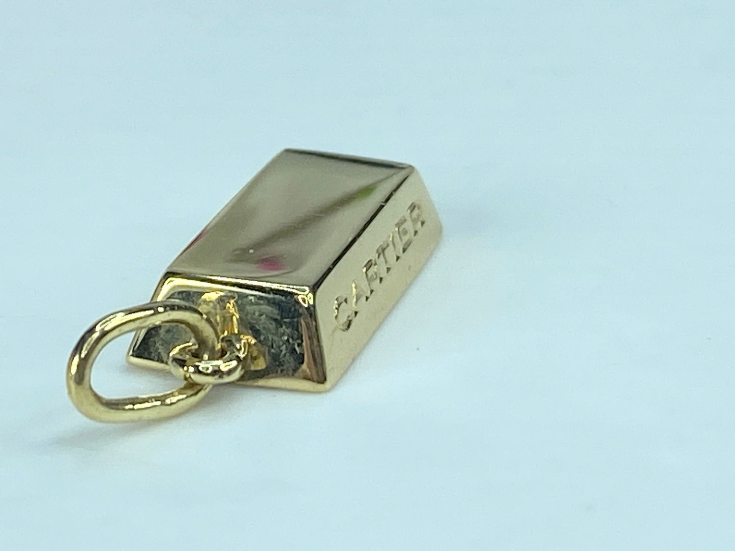 Cartier 1/4oz 18K Yellow Gold Bar Pendant  8.1g JR840