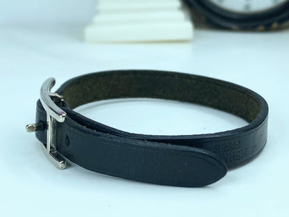 Hermes  Chamonix Hapi Single Tour Bracelet Black GS569