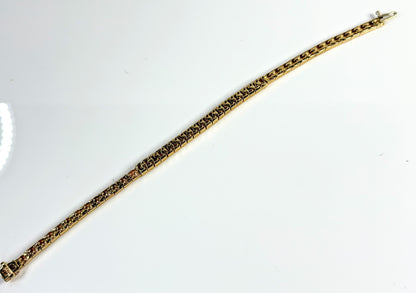 Vintage 14K Gold 2ct Diamond Tennis Bracelet 6.75" 14.3g JR2069