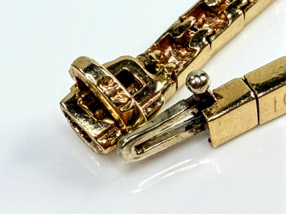 Vintage 14K Gold 2ct Diamond Tennis Bracelet 6.75" 14.3g JR2069