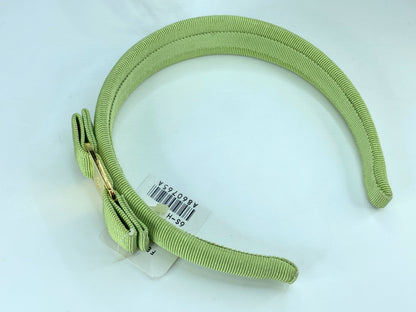 Vintage Salvatore Ferragamo Smith Green Vara Bow Headband New GS577