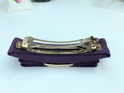 Salvatore Ferragamo - Lavender Vara Bow Hair Clip w/original box GS578