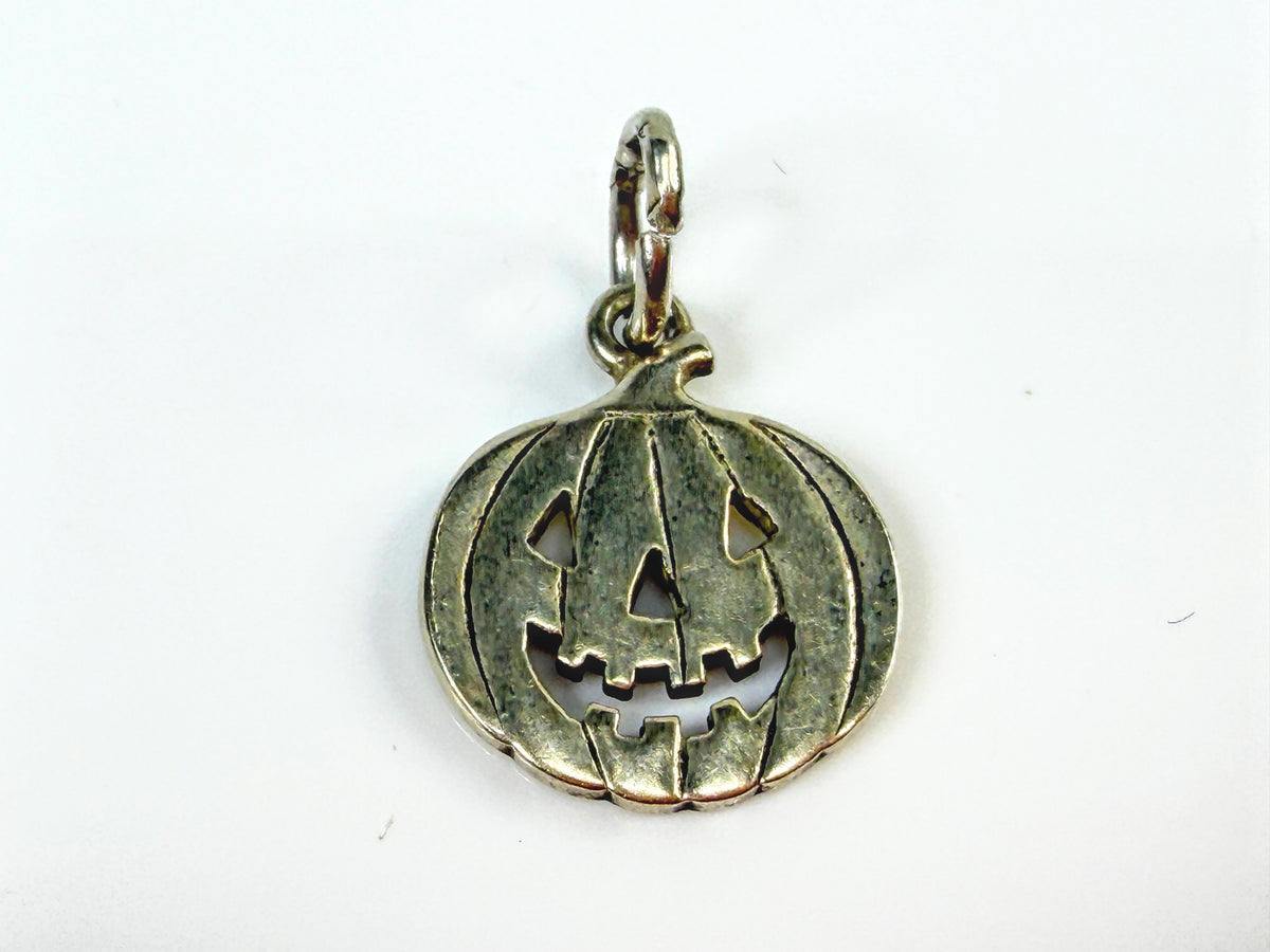 James Avery Sterling Silver Jack-O'-Lantern Pumpkin Charm Halloween JR2108