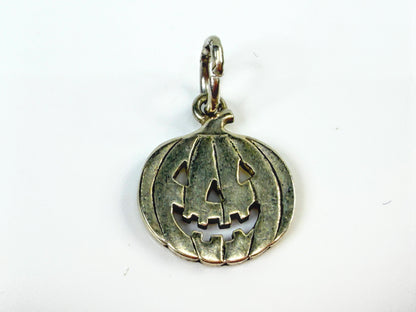 James Avery Sterling Silver Jack-O'-Lantern Pumpkin Charm Halloween JR2108
