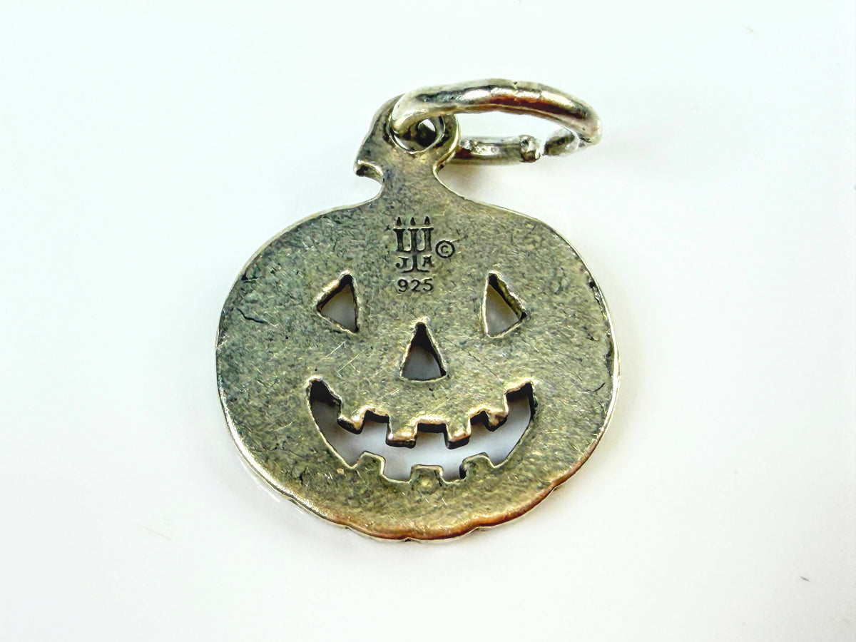 James Avery Sterling Silver Jack-O'-Lantern Pumpkin Charm Halloween JR2108