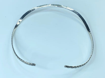 Sterling Silver 925 Greek Meander Fret thin choker collar necklace