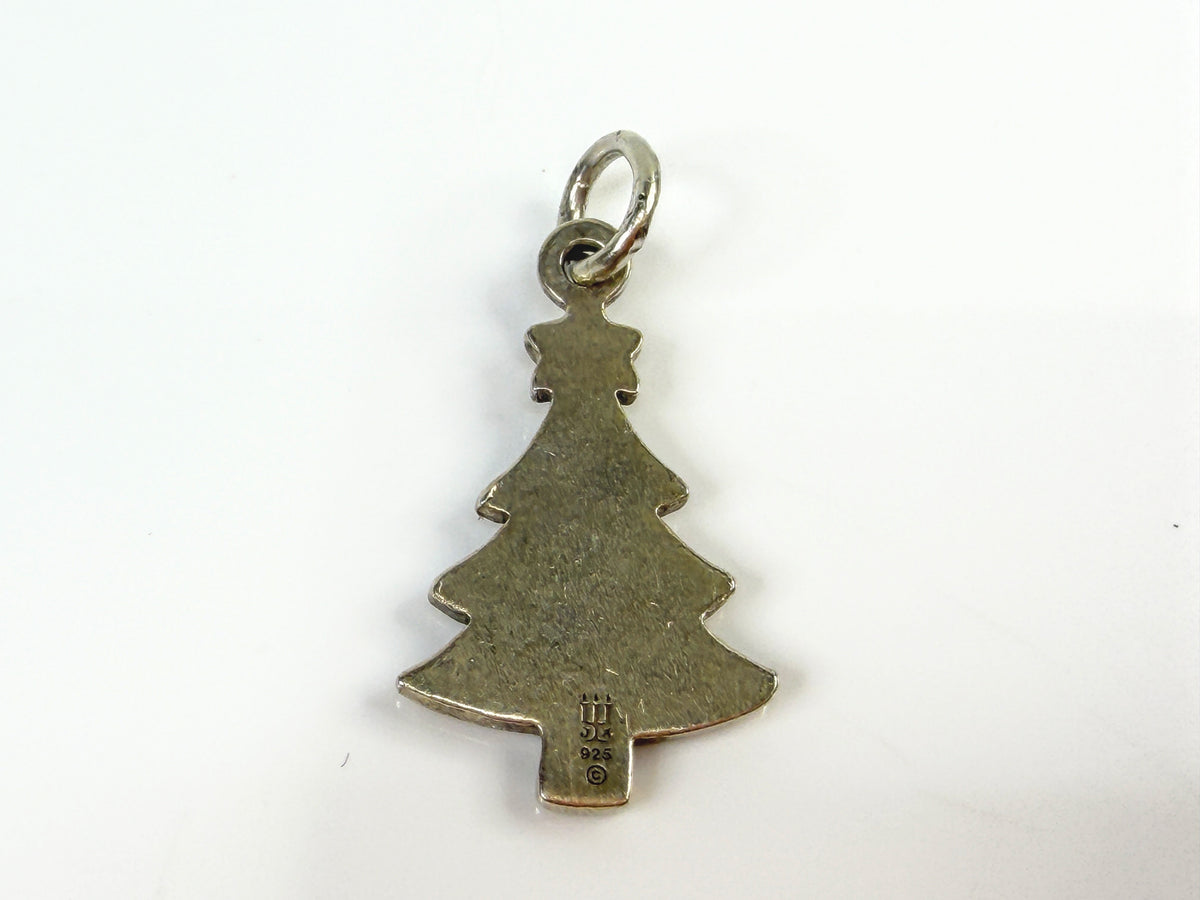 James Avery Sterling Silver Christmas Tree Charm Holiday Jewelry 1.4g JR2111