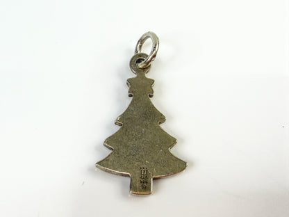 James Avery Sterling Silver Christmas Tree Charm Holiday Jewelry 1.4g JR2111