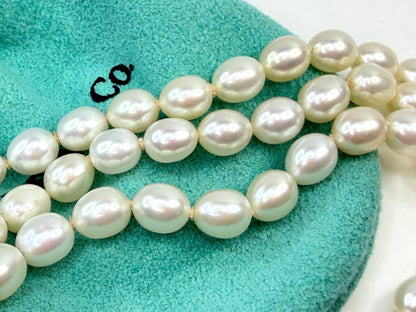 Tiffany & Co. Elsa Peretti Sevillana Toggle sterling Pearl Bracelet JR1356