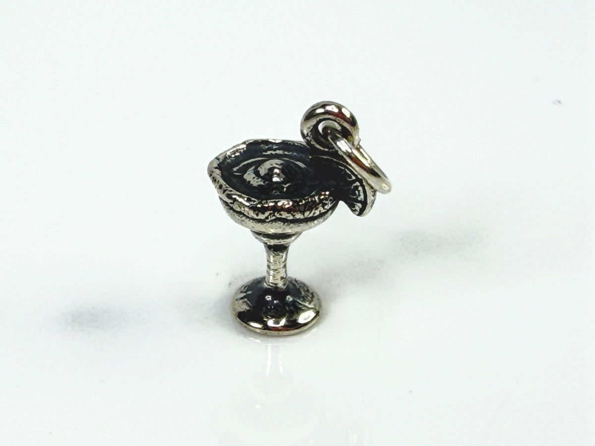 James Avery Sterling Silver Margarita Glass Lemon Wedge Charm 2.8g JR2115