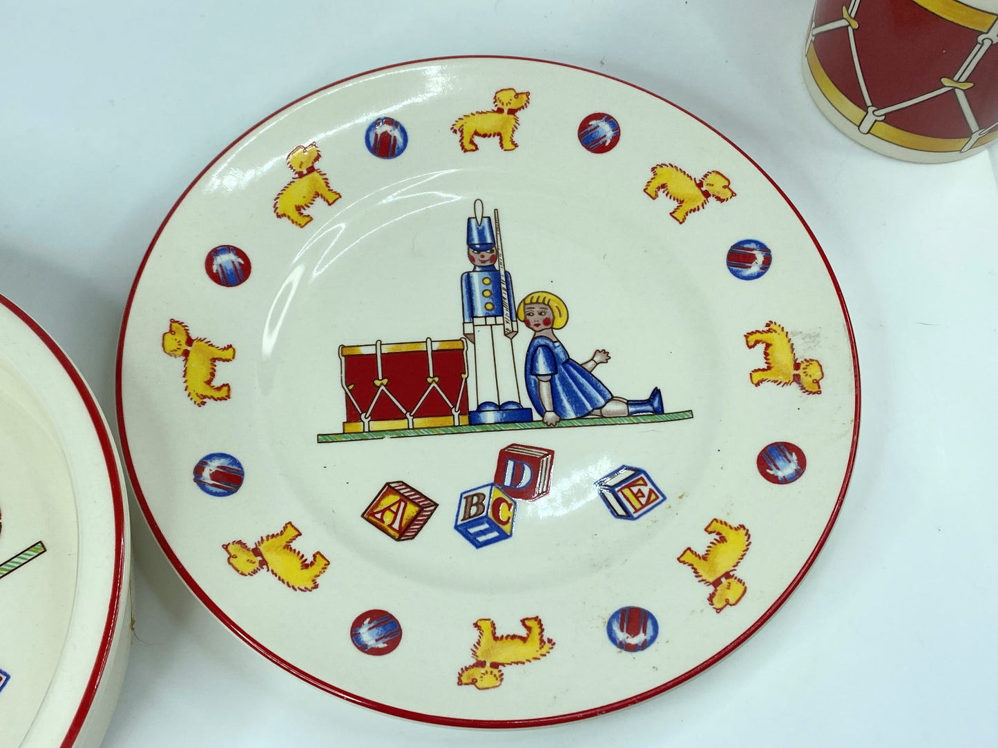 Tiffany & Co Mason's Ironstone 3-Piece Childs Dinnerware Cup plate Set 1990 A323