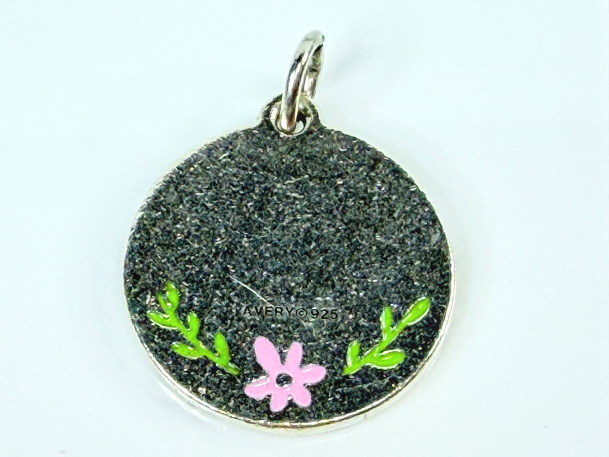 James Avery He Is Risen Enamel Sterling Silver Easter Faith Charm JR2119
