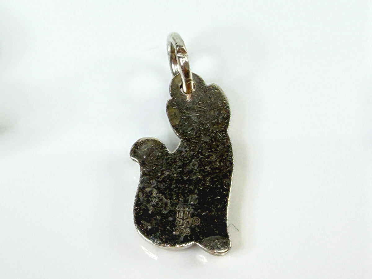 James Avery Sterling Silver Sitting Cat Charm Feline Animal Jewelry JR2141
