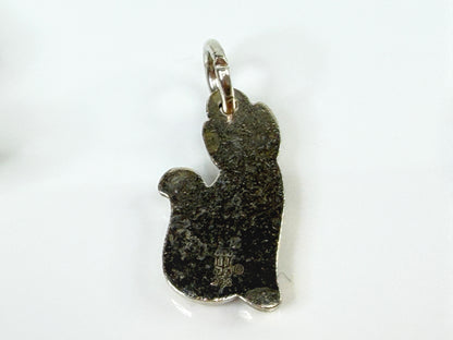 James Avery Sterling Silver Sitting Cat Charm Feline Animal Jewelry JR2141