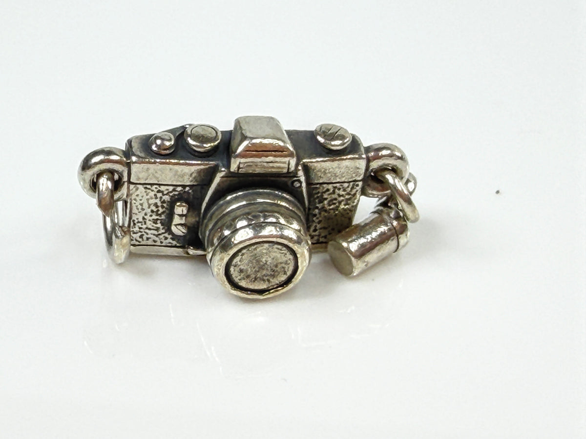 James Avery Sterling Silver 3D 35mm Camera Charm Photography Jewelry JR2128