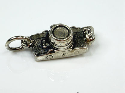 James Avery Sterling Silver 3D 35mm Camera Charm Photography Jewelry JR2128