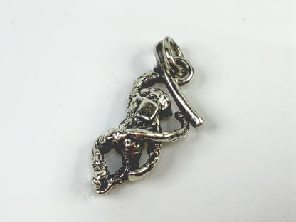 James Avery Sterling Silver Hanging Monkey Animal Charm 2.8g JR2131