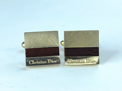 Christian Dior Enamel satin polish finish cufflink GS72