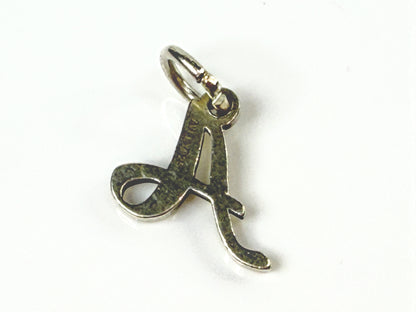 James Avery Sterling Silver Script Initial Letter A Monogram Charm JR2136