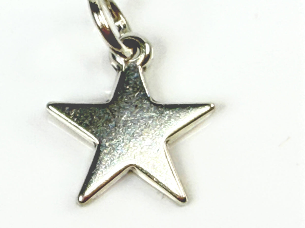 James Avery Sterling Silver Classic Five Point Star Charm Jewelry JR2137