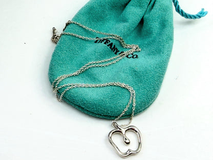 Vintage Tiffany & Co Elsa Peretti Apple Pendant 16" JR1371
