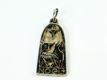 James Avery Retired Sterling Silver Nativity Scene Christmas Charm JR2140