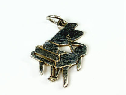 James Avery Retired Sterling Silver 3D Grand Piano Music Charm JR2143