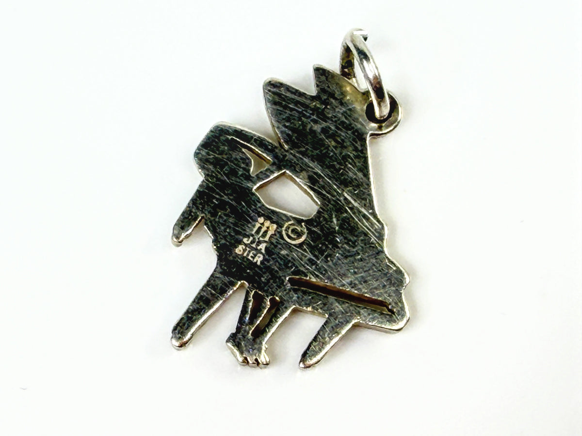 James Avery Retired Sterling Silver 3D Grand Piano Music Charm JR2143